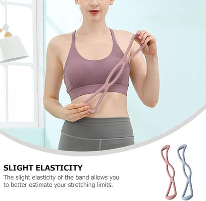 Tensioner Elastic Band Stretch Strap Yoga Stretching Band Building Tool Fitness Yoga Workout Pulling Exerciser