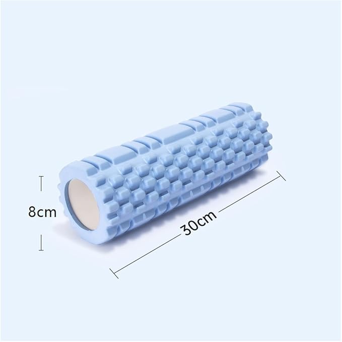 High Density Foam Roller for Muscle Massage - Pain Relief for Back, Legs, and Arms(Blue)