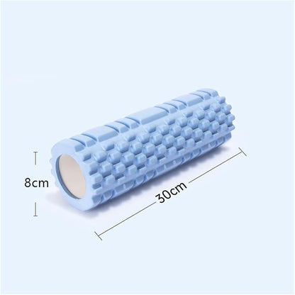 High Density Foam Roller for Muscle Massage - Pain Relief for Back, Legs, and Arms(Blue)