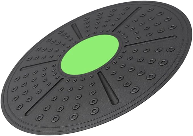 Homoyoyo Yoga Balance Board for Home Fitness Training, Household Equilibrium Training Tool, Green Non-slip Balance Pedal for Indoor Stability and Core Workout