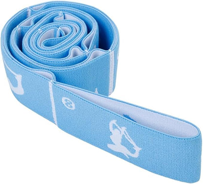 2-Pack Adjustable Kids Dance Stretch Bands - 8-Loop Elastic Bands for Ballet, Latin, Yoga, Gymnastics & Stretching - Flexible, Multi-Section Design for Dance Training & Flexibility