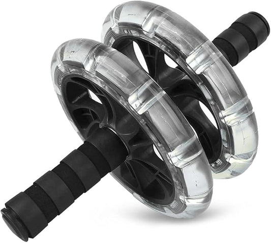 Ab Roller Wheel Fitness Roller Ab Exercise Wheels Kit Push-Up Bar - Home Gym Equipment for Men Women Core Strength Abdominal Exercise