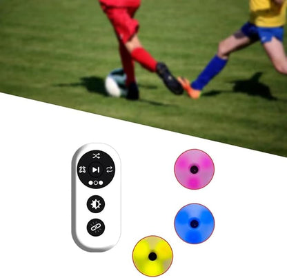 6Pcs Reaction Training Light Kits Set Children Physical Fitness Training Lamp Speed Agility Response Equipment for Home