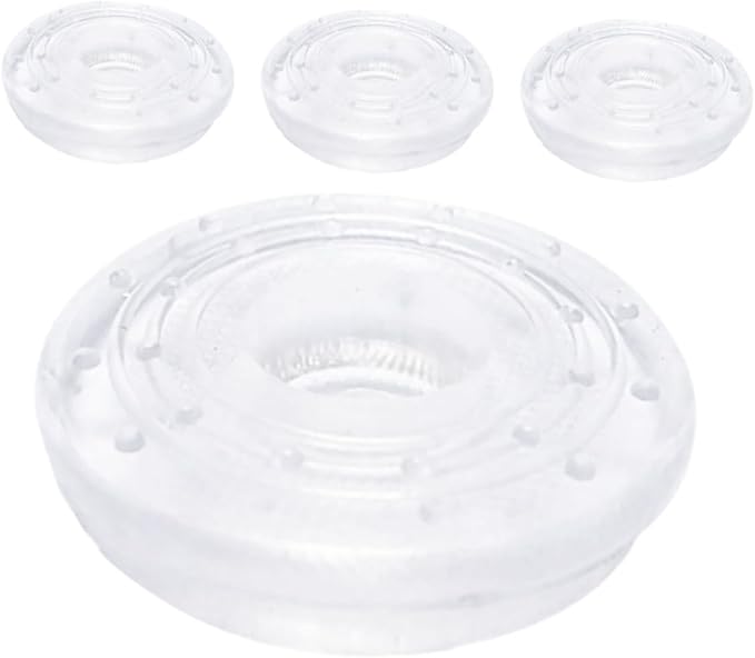 2 Pairs Transparent Doorway Pull Up Bar End Pads Non Slip Rubber Protectors for Home Gym Easy Install Exercise Equipment Efficient Indoor Strength Training
