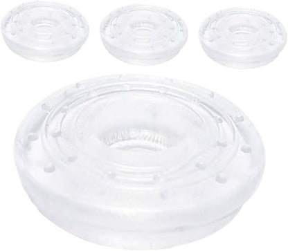 2 Pairs Transparent Doorway Pull Up Bar End Pads Non Slip Rubber Protectors for Home Gym Easy Install Exercise Equipment Efficient Indoor Strength Training