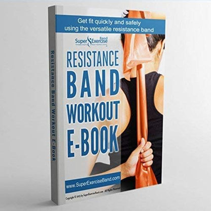 Resistance Band for Working Out | Super Exercise Bands 8,16,24 Yard Bulk Rolls |10 Strengths in Light Medium and Heavy Resistance Bands | Latex Free Workout Bands Including App and e-Book