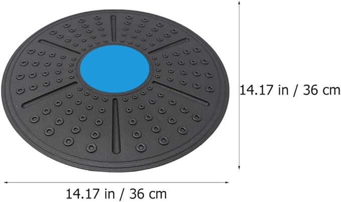 Balance Exercise Disk Non-slip Stability Trainer with Massage Surface Portable Lightweight Core Balance Tool for Fitness and Physical Therapy