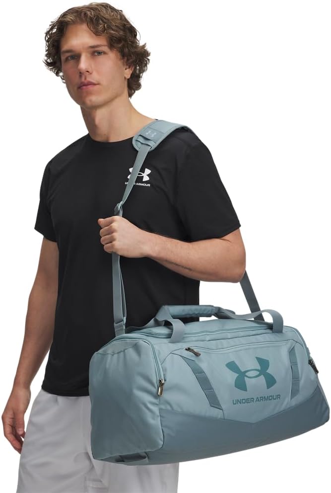 Under Armour Unisex Undeniable 5.0 Duffel, Small, Serpentine/Jasper Blue/Jasper Blue