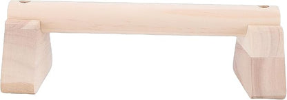 Focket 2 Pcs Wood Push Up Bars, Wooden Parallettes Bars with Non Slip Pads, Pushup Handles Calisthenics Equipment for Handstand Training, Home Fitness Equipment for Men Women
