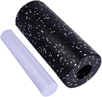 Zerodeko Yoga Column Foam Roller 2pcs Set Eva Massage Stick for Muscle Relaxation Portable Fitness Roller for Men and Women Exercise