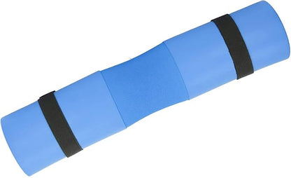 Squat Pad Barbell Pad | Weight Distribution & Shoulder Protection | Neck Support for Squats/Lunges/Hip Thrusts | NBR Rubber Foam, 17.1in Length