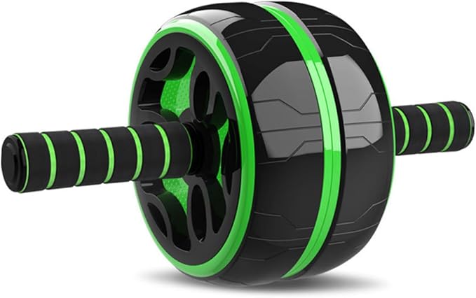 Abdominal Exercise Roller Thickened Steel Tube Wide Wheel Core Trainer for Men and Women Quiet Abdominal Wheel for Stomach and Back Strengthening Fat Burning Workout Equipment