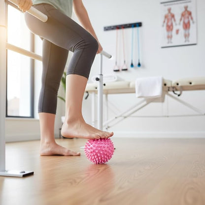 Massage Ball - Spiky for Deep Tissue Back Massage, Foot Massager, Plantar Fasciitis & All Over Body Deep Tissue Muscle Therapy，Foot Massage Ball (2)