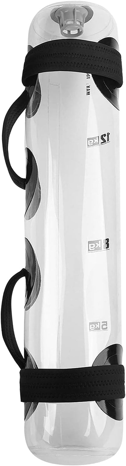Water Aqua Bag Weight Training for Fitness Workout Building Core Full Body with Instability PVC Handles Includes Air Pump