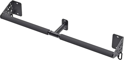 Kipika Wall Mounted Pull Up Bar - Heavy Duty 450 LB Capacity Doorway Chin Up Bar for Home Gym, Sturdy Steel Construction with Resistance Band Hooks | Hanging Exercise Bar for Full Body Workout