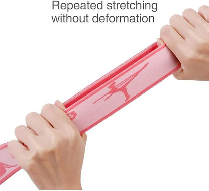 2 PCS Kids Stretching Strap - 8-Loop Adjustable Stretch Bands for Dance, Ballet, Yoga, Gymnastics Workout, Children‘s Fitness Equipment, Stretching Resistance Bands and Home Flexibility Training