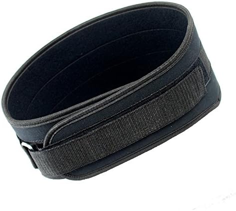 6" Nylon Power Weight Lifting Belt/Back Support Belt Black