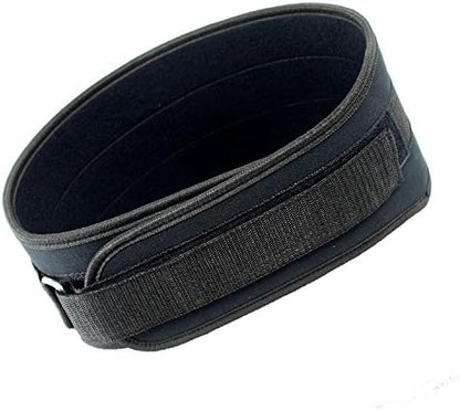 6" Nylon Power Weight Lifting Belt/Back Support Belt Black