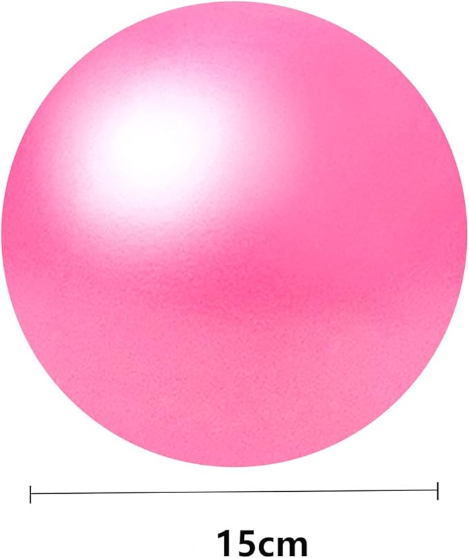 Mini Pilates Exercise Yoga Ball, 9 Inch Small Inflatable Exercise Yoga Ball,Core Training and Physical Therapy Equipment, with Pump