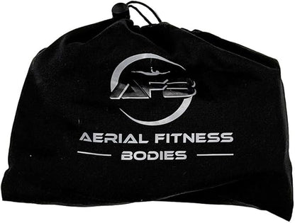 Suspension Trainer Straps - Premium Nylon Bodyweight Fitness Straps for Home & Gym Workouts, Comfortable & Safe with 540lbs Load, Black, Comes in Pairs