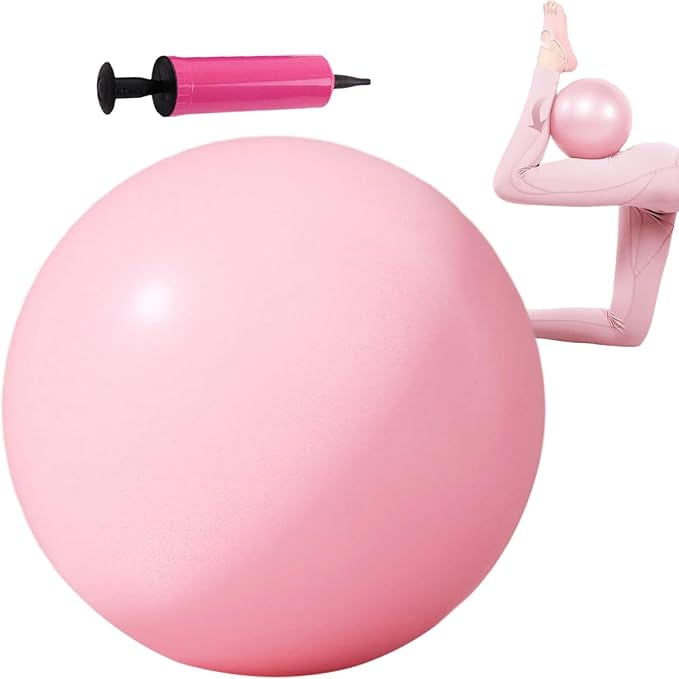 Fitness Balance Ball, Small Exercise Training Tool, Anti Burst Stability Support for Workouts, Flexible PVC Design, Yoga Pilates Equipment, Body Shaping Exercise Women Home Use