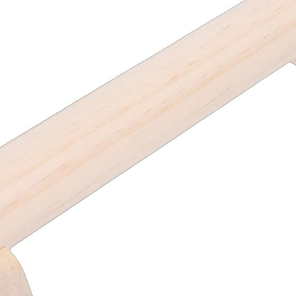Focket 2 Pcs Wood Push Up Bars, Wooden Parallettes Bars with Non Slip Pads, Pushup Handles Calisthenics Equipment for Handstand Training, Home Fitness Equipment for Men Women