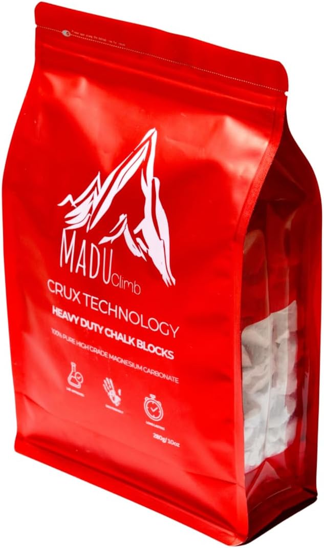 Crux Technology Sports Chalk for Rock Climbing 100% Magnesium Carbonate