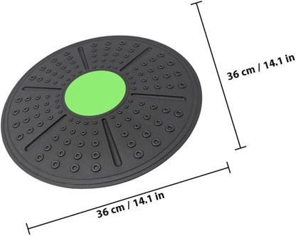 Alipis Fitness Training Balance Board for Core Stability and Posture Improvement PP Material Yoga and Pilates Exercise Accessory with Anti-slip Massage Surface for Home Gym