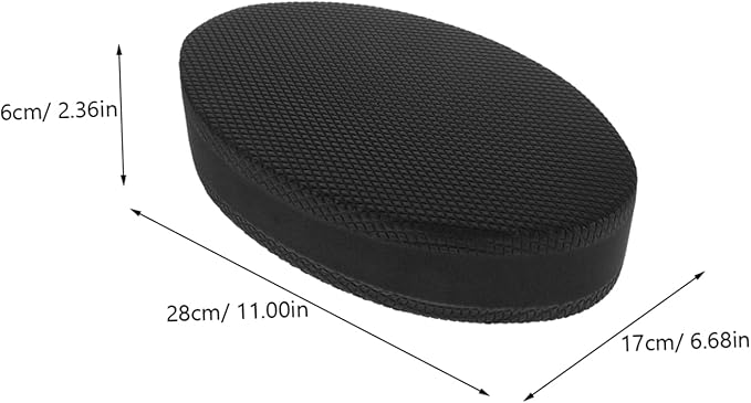 Ergonomic Oval Tpe Non-slip Cushion for Yoga Pilates Fitness Training Stability and Strength Improvement Multifunctional Floor Mat for Balance Exercises and Workout