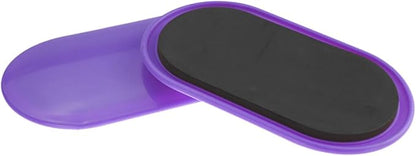 2Pcs Exercise Core Sliders Ab Floor Gliders Strength Training Lightweight Slide Pads Sliding Discs for Home Yoga, Violet