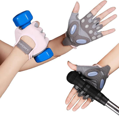 INOGIH Unisex Non-Slip and Durable Workout Gloves Sports Fitness Gloves for Weight Lifting Cycling, Gym, Training