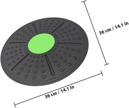 Homoyoyo Yoga Balance Board for Home Fitness Training, Household Equilibrium Training Tool, Green Non-slip Balance Pedal for Indoor Stability and Core Workout