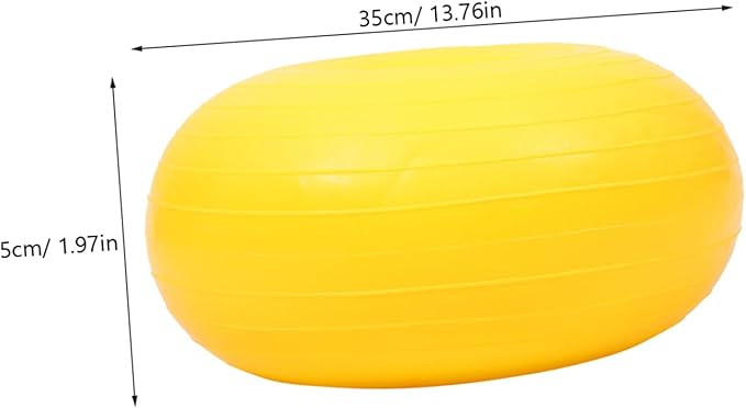 Portable Reusable Core Ball for and Yoga Lightweight Exercise Ball for Strengthening and Balance Training for Core Muscle Workouts
