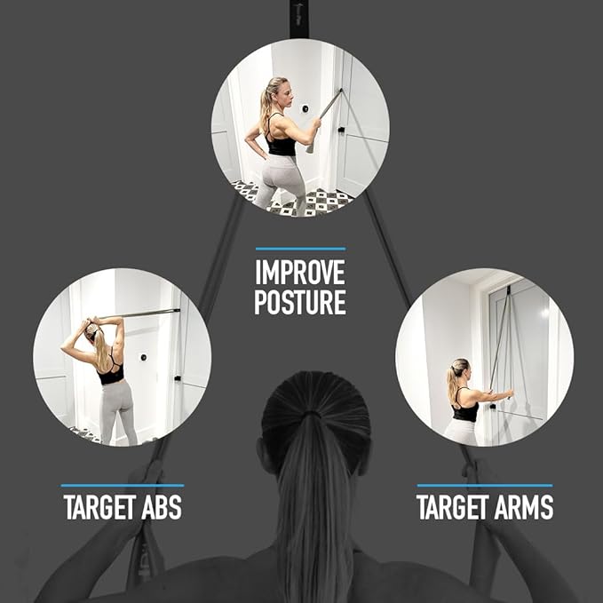 Natural Pilates flex resistance bands door anchor | Heavy Duty Door Anchor - Great for Resistance Bands, Exercise tubes, Physical Therapy Bands and Closed Loop Bands | Band Door Anchor