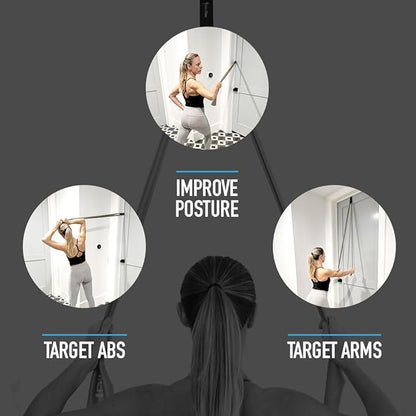Natural Pilates flex resistance bands door anchor | Heavy Duty Door Anchor - Great for Resistance Bands, Exercise tubes, Physical Therapy Bands and Closed Loop Bands | Band Door Anchor