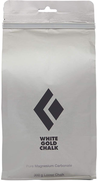 BLACK DIAMOND White Gold Chalk | 100% Magnesium Carbonate | Superior Grip & Moisture Absorption for Rock Climbing & Training | Loose or Refillable Variations