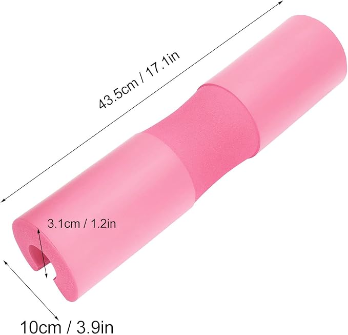 Foam Barbell Squat Pad, Shoulder and Neck Protection Cushion for Squats, Lunges, Hip Thrusts and Weightlifting