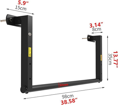 Home Beam Fitness Horizontal Bar, Wall-Mounted Pull-up Bar, Arm and Chest Muscle Strength Training Equipment, Safe Load-Bearing 300kg (98cm)