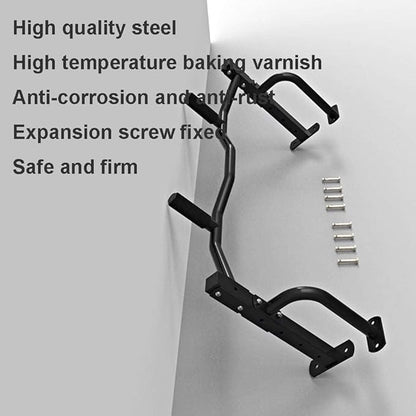 Fitness Equipment Wall-Mounted Pull Up Bar Home Gym, 660Lbs Capacity Heavy Duty Chin Up Bar Upper Body Workout Bar for Strength Training Equipment, Fitness Ex