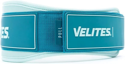Velites - Weightlifting Lumbar Support Belt - Official of the Royal Spanish Weightlifting Federation - Extra-adherent Velcro - For Deadlifts, Squats, Snatches and Cleans
