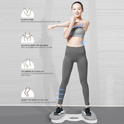 KYTO Waist Twister Disc – Core Trainer Board with Digital Counter, Ab Workout Equipment with 360° Rotation, Non-Slip Foot Massage Design for Home, Office Fitness