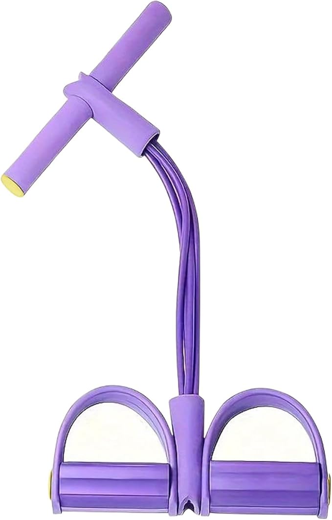 Fitness Equipment Resistance Band Pedal Exercise Trainer for Full Body Workout and Strength Training at Home Gym