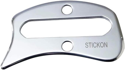 STICKON Stainless Steel Gua Sha Scraping Massage Tool IASTM Tools Great Soft Tissue Mobilization Tool (G Shape)