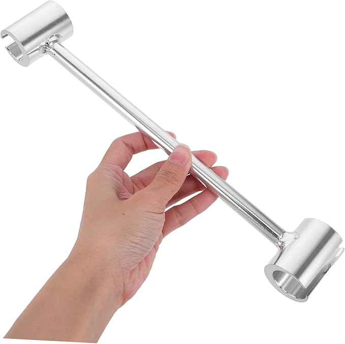 Veemoon Hinge Adjustment Wrench Push up Handles Push-up Handles for Home Workouts Refillable Airtight Tin Stickers Push-up Handles for Strength Training Hinge Wrench 45# Steel Silver