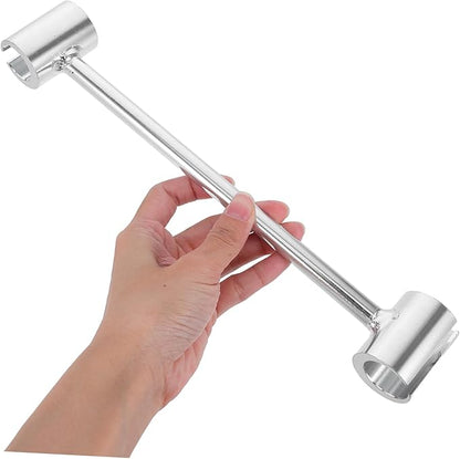 Veemoon Hinge Adjustment Wrench Push up Handles Push-up Handles for Home Workouts Refillable Airtight Tin Stickers Push-up Handles for Strength Training Hinge Wrench 45# Steel Silver