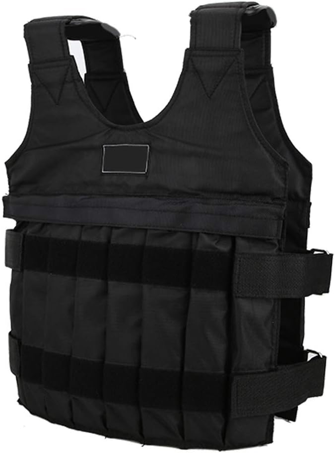 20kg Weighted Vest, Adjustable Bodybuilding Weight Vest with Removable Sandbags Fitness Training Gym Heavy Body Exercise for Weight Training Exercise