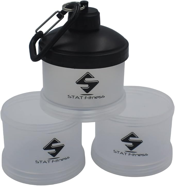 STAT Stacker - Portable Powdered Supplement Travel Container (1)