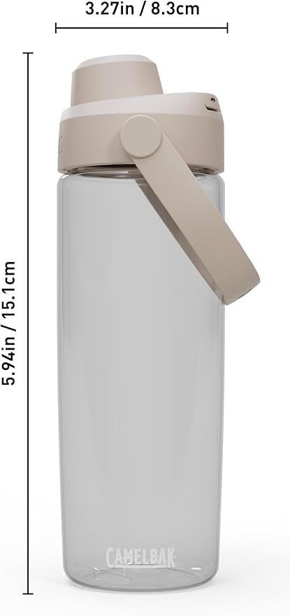 CamelBak Thrive Chug Tritan Renew Water Bottle Clear, 20oz