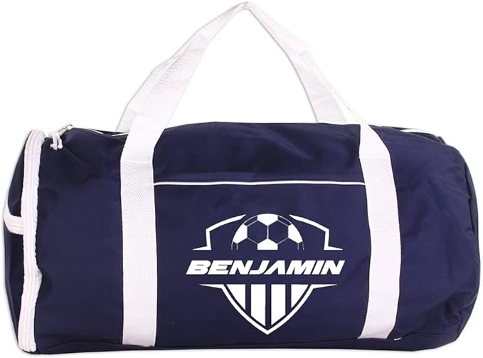 Personalized Sport/Gym Roll Duffel Bag - Soccer
