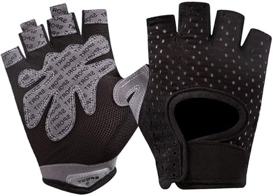 INOGIH Lightweight and Breathable Fingerless-Gym-Gloves for Women - Exercise-Crossfit-Training Gloves for Workout